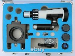 Portable Metallurgical Microscope + Moving Stage Magnetic base + Carrying Box