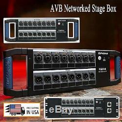 PreSonus NSB 8.8 8x8 AVB Networked Stage Box with8 XMAX Mic 2-port AVB Switch NEW