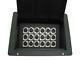 ProCraft Pro Audio Stage Recessed Pocket Floor Box, 18 XLR/Channel, Any Config