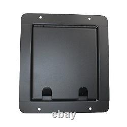 Pro Audio Recessed Stage in Floor Pocket Box Black with Prewired Connections