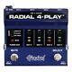 Radial 4-Play Multi-Output Direct Box to quickly change instruments on stage NEW