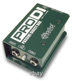 Radial ProDI MONO Passive Direct Box Passive direct box for stage and studio