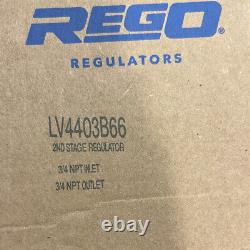 Rego LV4403B66 Low Pressure Second Stage Gas Regulators New In Box