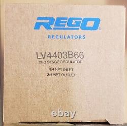 Rego LV4403B66 Low Pressure Second Stage Gas Regulators New In Box