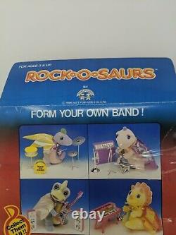 Rock O Saurs Live on Stage Flocked Just for Kids Rare Vintage 1986 Unopened Box
