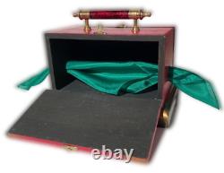 SILK CABBY PRODUCTION BOX Wood Stage Appearing Vanish Change Blendo Magic Trick