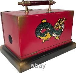 SILK CABBY PRODUCTION BOX Wood Stage Appearing Vanish Change Blendo Magic Trick
