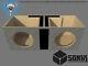 Stage 1 Dual Ported Subwoofer Mdf Enclosure For Jl Audio 8w7ae Sub Box