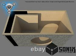 Stage 1 Ported Subwoofer Mdf Enclosure For Audio Pipe Txx-bd4-12 Sub Box