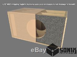 STAGE 2 DUAL PORTED SUBWOOFER MDF ENCLOSURE FOR AMERICAN BASS XR12 SUB BOX 