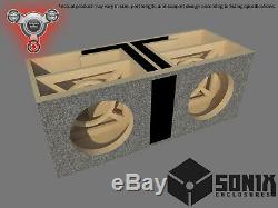 Stage 2 Dual Ported Subwoofer Mdf Enclosure For Jl Audio 10w6v3 Sub Box