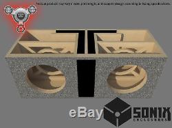 Stage 2 Dual Ported Subwoofer Mdf Enclosure For Jl Audio 12w7ae Sub Box