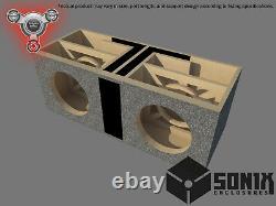 Stage 2 Dual Ported Subwoofer Mdf Enclosure For Jl Audio 13w3v3 Sub Box