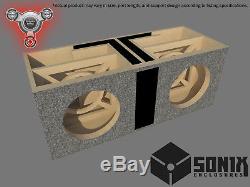 Stage 2 Dual Ported Subwoofer Mdf Enclosure For Orion Hcca10 Sub Box