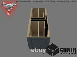 Stage 2 Dual Ported Subwoofer Mdf Enclosure For Sound Qubed Hdc3.112 Sub Box