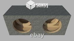 Stage 2 Dual Sealed Subwoofer Mdf Enclosure For Audio Pipe Txx-bd3-12 Sub Box