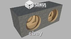 Stage 2 Dual Sealed Subwoofer Mdf Enclosure For Sound Stream R3.8 Sub Box