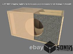 Stage 2 Dual Sealed Subwoofer Mdf Enclosure For Tang Band W6-1139sif Sub Box