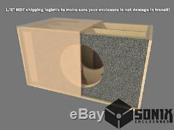 Stage 2 Sealed Subwoofer Mdf Enclosure For Jl Audio 12w6v2 Sub Box