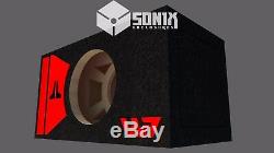 Stage 2 Special Edition Ported Subwoofer Box Jl Audio 13w7ae Sub Red