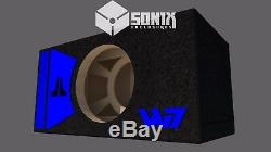 Stage 3 Special Edition Ported Subwoofer Box Jl Audio 12w7ae Sub Blue