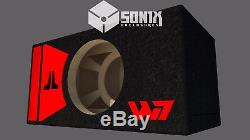 Stage 3 Special Edition Ported Subwoofer Box Jl Audio 8w7ae Sub Red