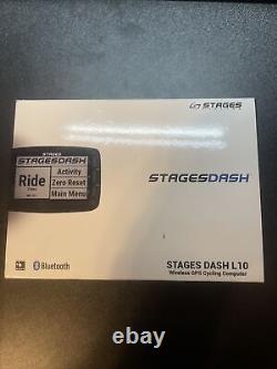 Stages Dash L10 GPS Cycling Computer- Free Shipping! New In Box