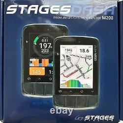 Stages Dash M200 Premium GPS Cycling Computer. New in Box