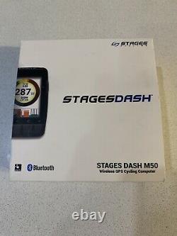 Stages Dash M50 Cycling GPS Computer. New (other). Boxed And Unused