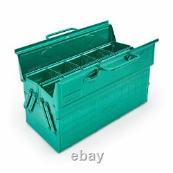 TOYO Steel Two-Stage Tool Box ST-350 Limited Color Green Made in Japan
