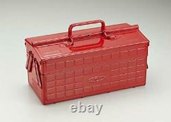 TOYO steel two-stage tool box ST-350 (red)