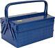 TRUSCO 3-stage tool box GT-350-B blue 5.3 kg double opening JAPAN
