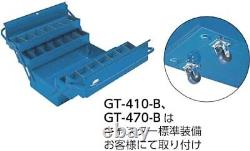 TRUSCO 3 stage tool box GT-410-B Blue 412 x 220 x 343mm Alloy Steel NEW