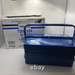 TRUSCO NakayamaTwo-stage tool box 352X220X289cm Blue GL-350-B 8.42 pounds NEW