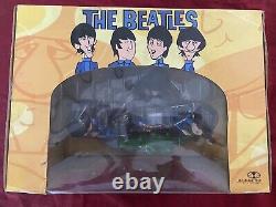 The Beatles 2004 McFarlane Animated Cartoon Figures & Stage Box Set-NEW IN BOX