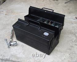 Tool Steel Toyo Box St-350 Japan 2-Stage New Stage Black Two-Stage Two Carpentry