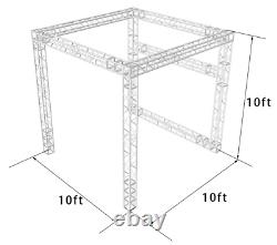 Trade Show Booth Trusses DJ Stage 10ftx10ftx10ft Aluminum Box Truss Exhibition