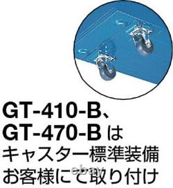Trusco Three-Stage Tool Box GT-470-B Blue W19 xD 9 xH 13 in Steel 6.6kg 14.5 lb