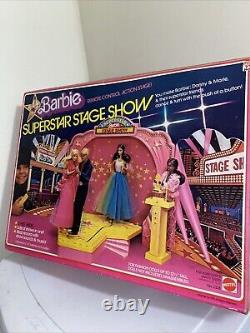 VINTAGE 1978 MATTEL BARBIE SUPERSTAR STAGE SHOW IN BOX Complete
