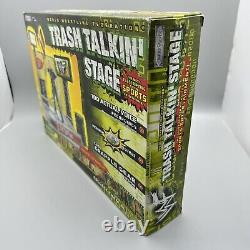 WWF Trash Talkin Stage Wrestling Playset Tron Ready Jakks Pacific 2000 New