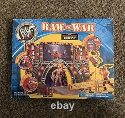 WWF WWE Jakks Pacific Raw is War Entrance Stage Playset New Open Box