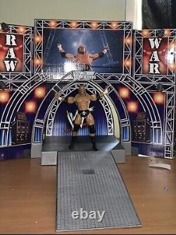 WWF WWE Jakks Pacific Raw is War Entrance Stage Playset New Open Box