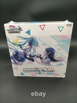 Weiß Schwarz Project Sekai Colorful Stage! Booster Box first edition New&Sealed