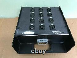 Whirlwind 12 channel stage drop box 12 female, with EDAC connector