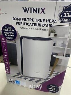 Winix D480 True HEPA Filtration 3-Stage Air Purifier Filter 480 sq ft (OPEN-BOX)