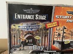 WrestleMania 23 Entrance Stage & Ring Boxed Value Pack Jakks Pacific WWE WWF New