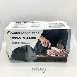Wusthof Easy Edge Stay Sharp 3-Stage Electric Knife / Blade Sharpener NEW IN BOX