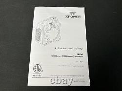XPower X-2580 Scrubber Purifier 4-Stage Professional HEPA New Open Box