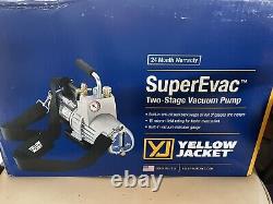 Yellow Jacket 93560 SuperEvac Two-Stage Vacuum Pump 6 CFM USA NEW IN BOX