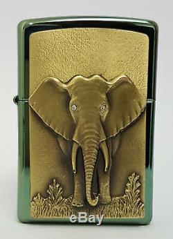 Zippo Lighter Golden Elephant Elefant On Stage Limited Holzbox New OVP B15